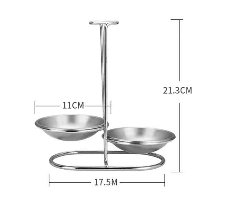 Spoon Rest Steel - Double