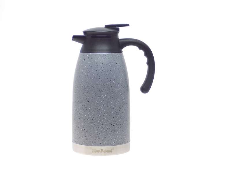 Elegant 2L Marble Coated Flask Steel - Grey