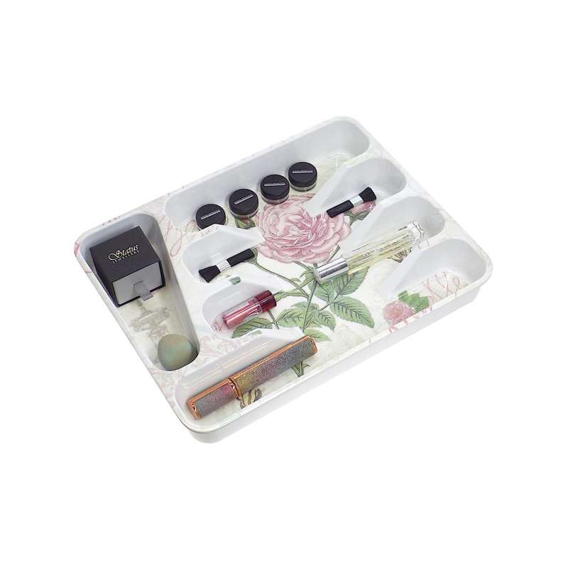Cutlery Divider & Multi-purpose Draw Organiser - Plastic Printed