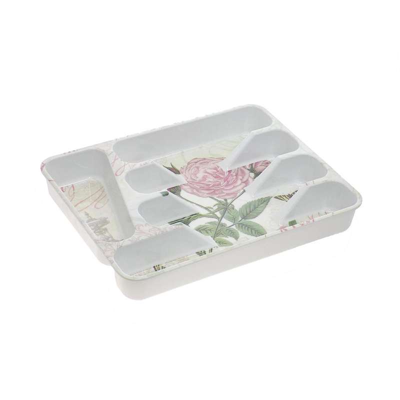 Cutlery Divider & Multi-purpose Draw Organiser - Plastic Printed