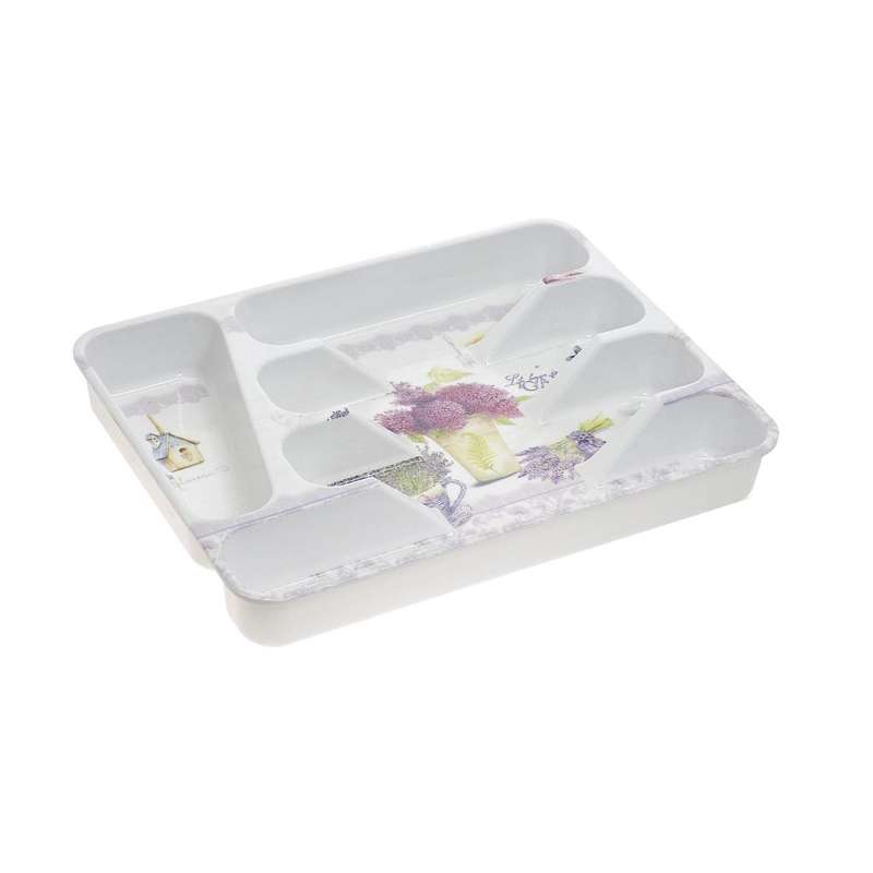 Cutlery Divider & Multi-purpose Draw Organiser - Plastic Printed