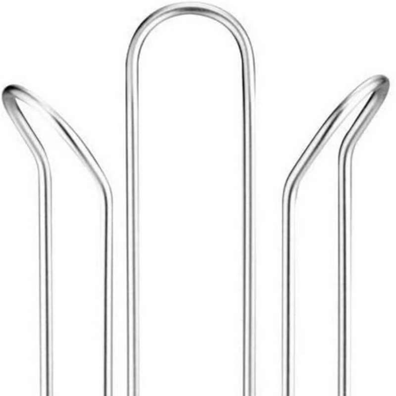 Toilet Roll Storage Holder Silver - 3 Toilet Rolls