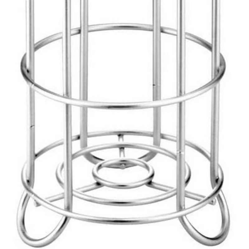 Toilet Roll Storage Holder Silver - 3 Toilet Rolls