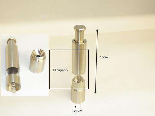 Stainless Steel Salt & Pepper Grinder push button