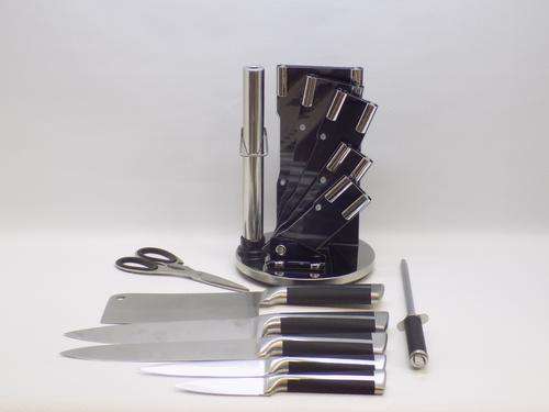 7pcs Knife Set Black