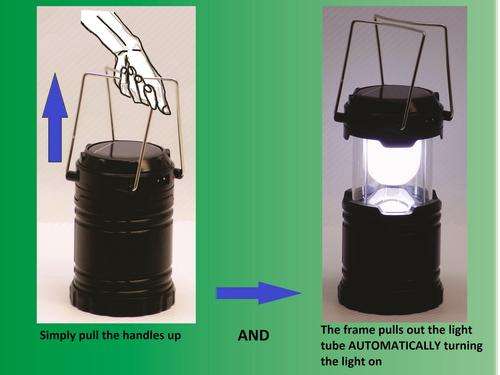 LED Rechargeable Lamp (8 bright LEDs built inside the tube)
