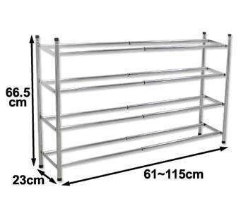 Expandable Shoe Rack Chrome