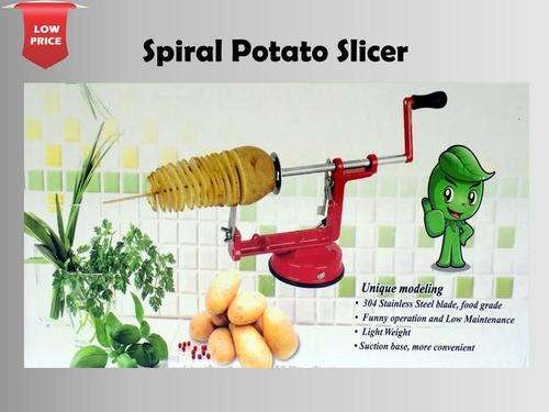 Spiral Potato Slicer. A New Way To Slice Potatos With Ease