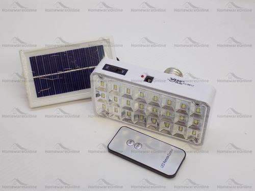 LED Rechargeable Bulb And Remote With 24 Bright LED Bulbs. Screw on bulb and normal carry light.