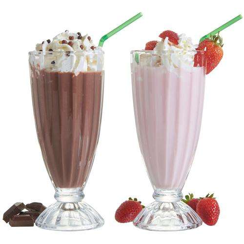 6 piece Milk Shake Glass Set    low   price  !!!!!!