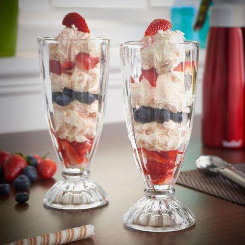 milk shake glass