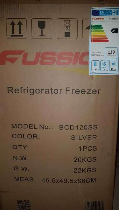New Bar Fridge - Fussion BCD120SS