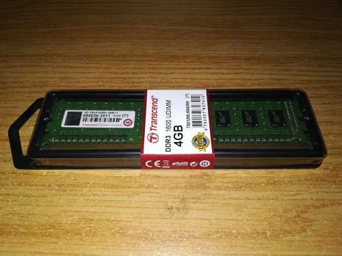 Transcend 4GB DDR3-1600 Desktop Memory SEALED BRAND NEW