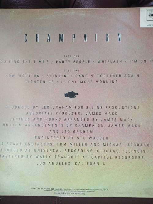 Champaign  How 'Bout Us