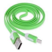 USB MIcro Cable GREEN