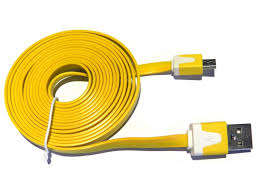 USB MIcro Cable YELLOW