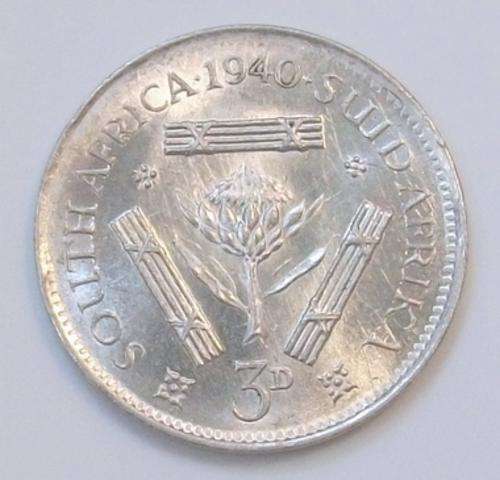 Very rare 1940 3D-B.UNC-Very high grade!!!!!