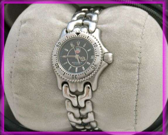 Elegant Ladies Tag Heuer Pro Premium Sapphire Swiss Auction Sale Res Free 24hr Delivery