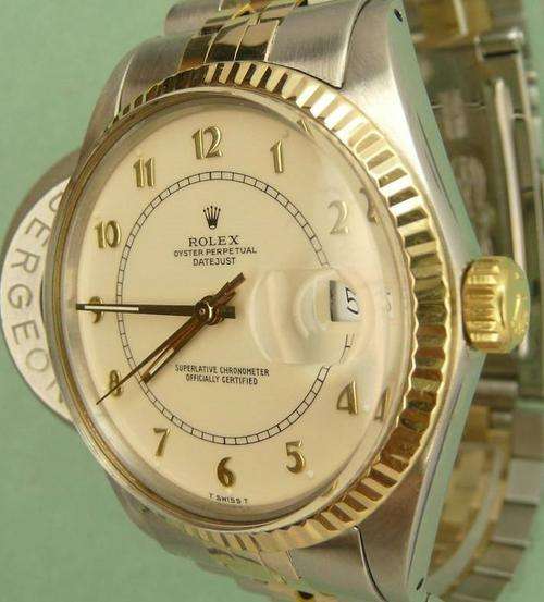 PREMiUM RARE MENS 18ct GOLD ROLEX CERAMIC DATEJUST AUTOMATiC SWiSS WATCH # R1 no res Save R48000 #