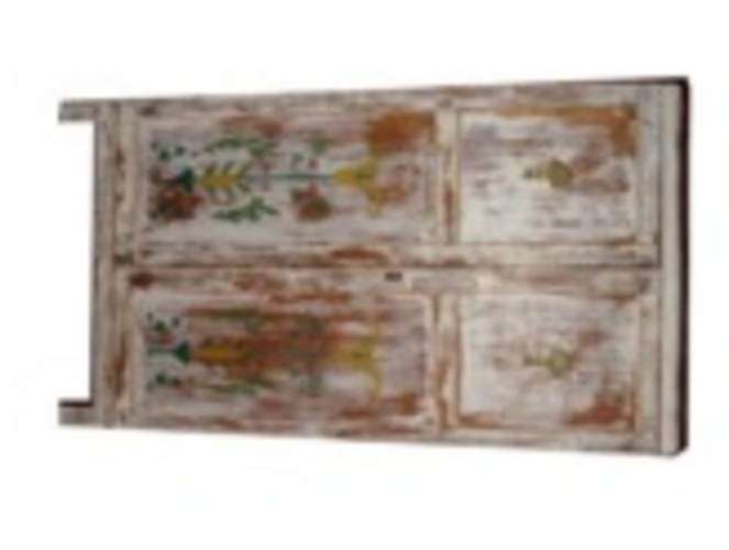 PAINTED VINTAGE FLORAL CUPBOARD 1550x900mm