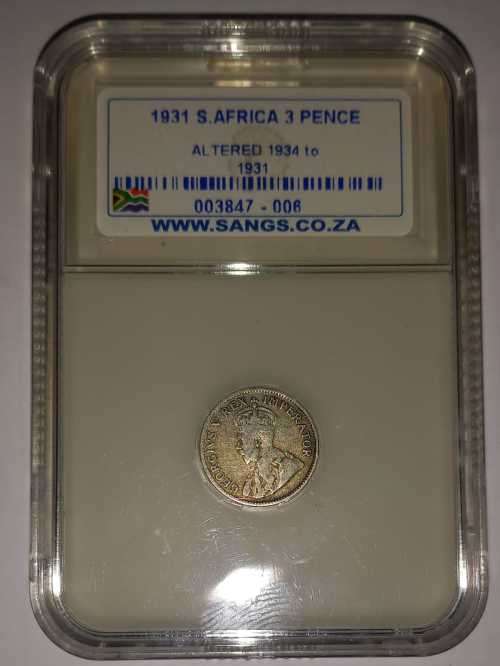 1934 altered to 1931 3D Silver Tickey for Sale