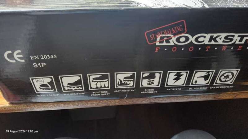 Rockstar Safety Boots Size 13