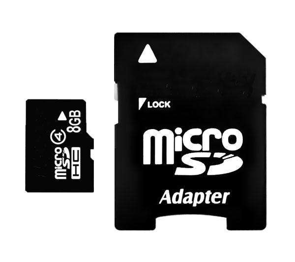 8 Gig Micro SD Cards with Adaptor No Hidden costs Postage included!