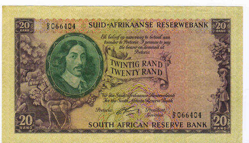 Rissik 1st issue Twenty Rand note