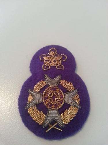 Chaplain general cap badge