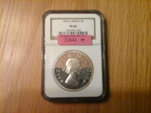 1959 5 SHILLING PR66 NGC - INCREDIBLE