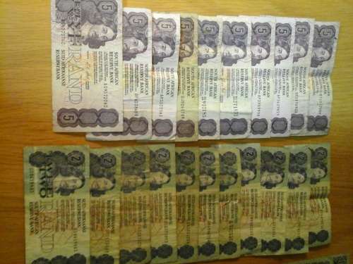 SOUTH AFRICAN BANK NOTE COLLECTION - BID PER NOTE