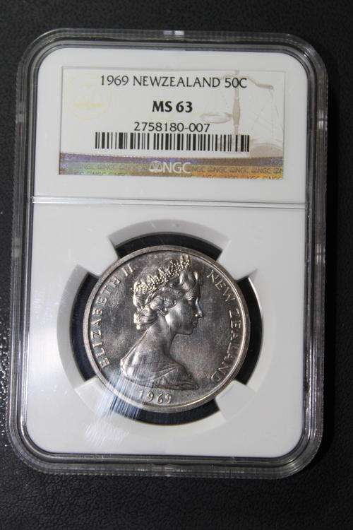 ### 1969 NEW ZEALAND MS63 NGC ### SOMETHING FOR YOUR WORLD COLLECTION