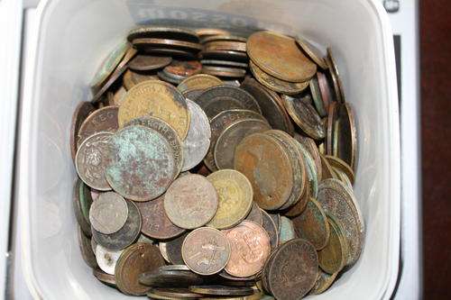 ### MIXED LOT DAMAGED COINS  ### MAYBE FOR THE BEGINNER