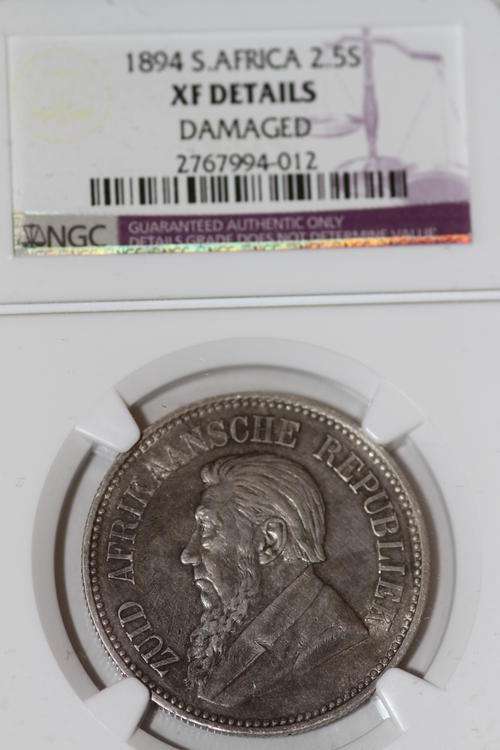 ### 1894 2.5 SHILLING XF NGC ### EXCELLENT COIN