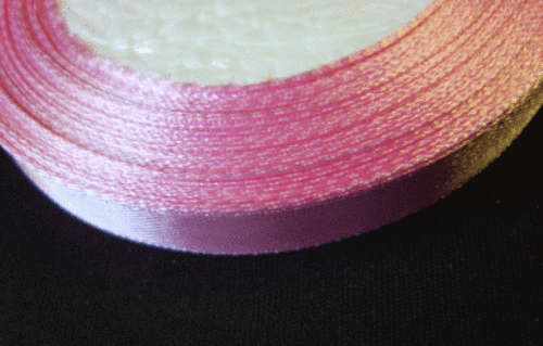 Special : Pink Satin Ribbon, 10mm - Per Roll of 25yrds.