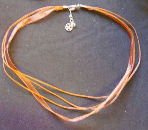 Brown 3 + 1 Cord with Lobster,33cm length - Sold Individually.