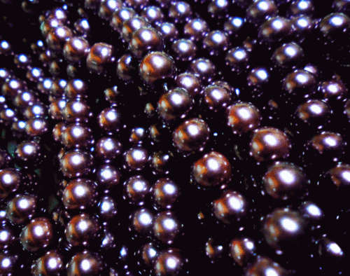 Dark Chestnut Glass Pearls, 6mm - Per String. (+/- 150).