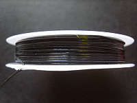 Christmas Sale!!  Black Elastic - per spool.