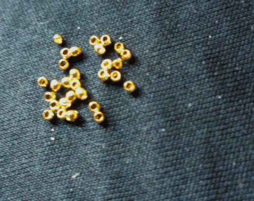 Gold Tone Crimp Beads, 1.5mm -Pack of 200.