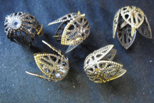 Bronze Beadcap, 27mm x 14mm - Pack of 20.