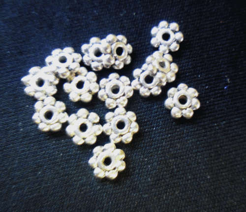 Nickle Spacer, 6mm - Pack of 50.