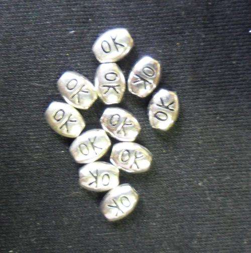 Nickle Spacer, 7mm x 5mm - Pack of 50.