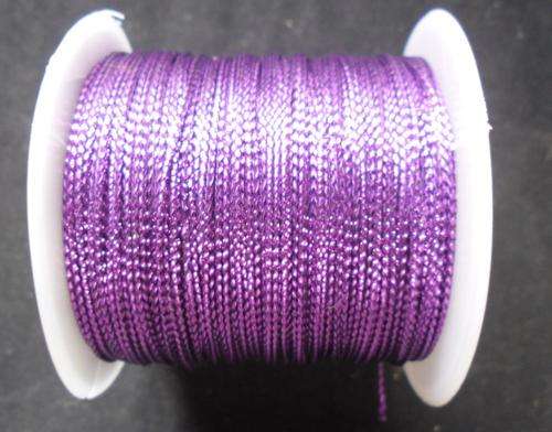 Purple Braided Cord - Per 20m Roll.