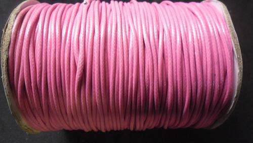 Pink Woven Cord, 1.5mm - Per 3 Meters.