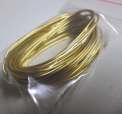 Bronze Beading Wire, 1.0mm - Pack of 5m.