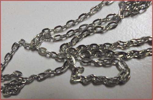 Nickle Chain,4mm x 2mm Link - Per Meter