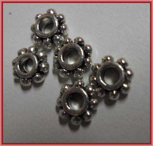 Nickle Spacer, 8mm  - Pack of 20.