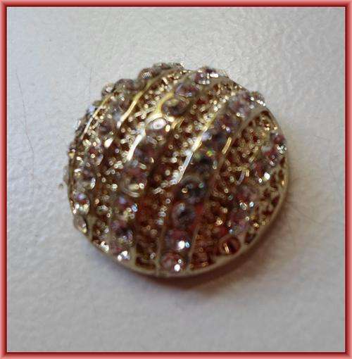 Rhinestone Disc, 20mm (No eyes) - Sold Individually