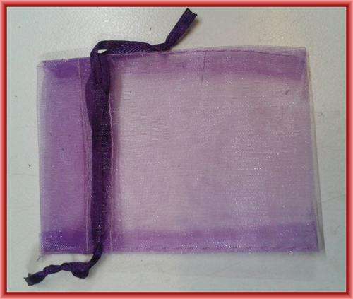Purple Organza, 7mm x 9mm - Pack of 10.