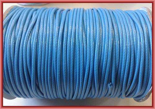 Blue Braided Cord, 2mm - Per 2m Length.
